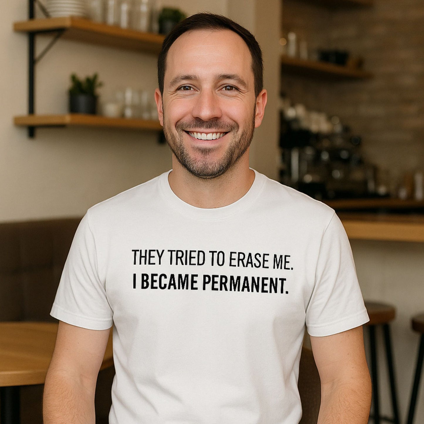 PERMANENT White T-shirt