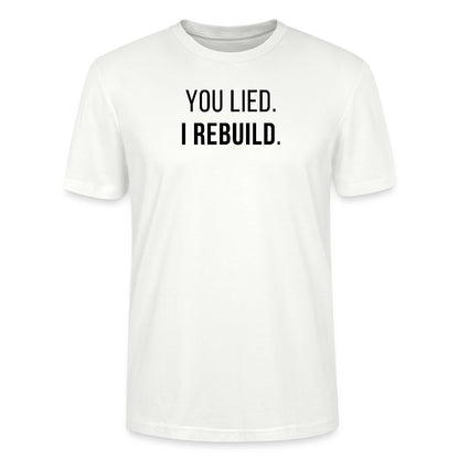 I REBUILD White T-shirt