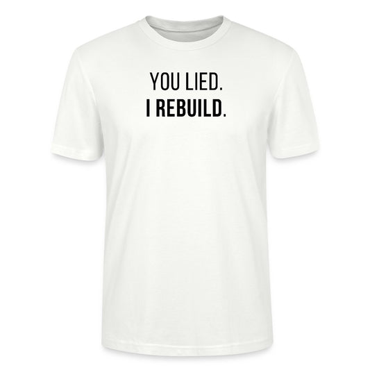 I REBUILD White T-shirt
