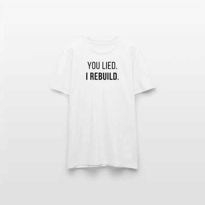 I REBUILD White T-shirt