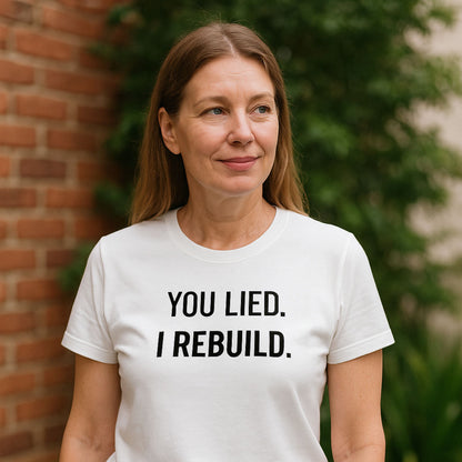 I REBUILD White T-shirt