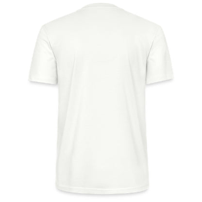 White t-shirt back side on a white background
